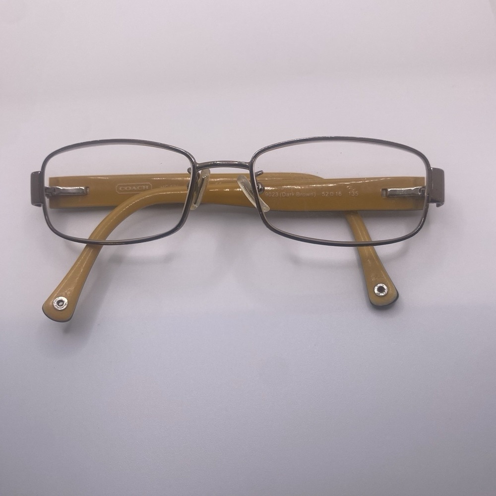 Coach Eyeglasses Women FRAME ONLY HC5001 Taryn 52-16-135 Dark Brown 796